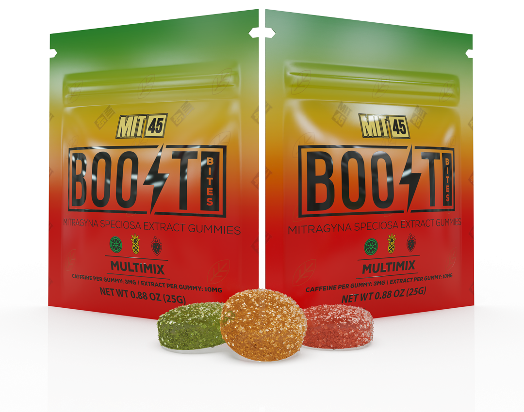 2 bags of BOOST Bites kratom gummies