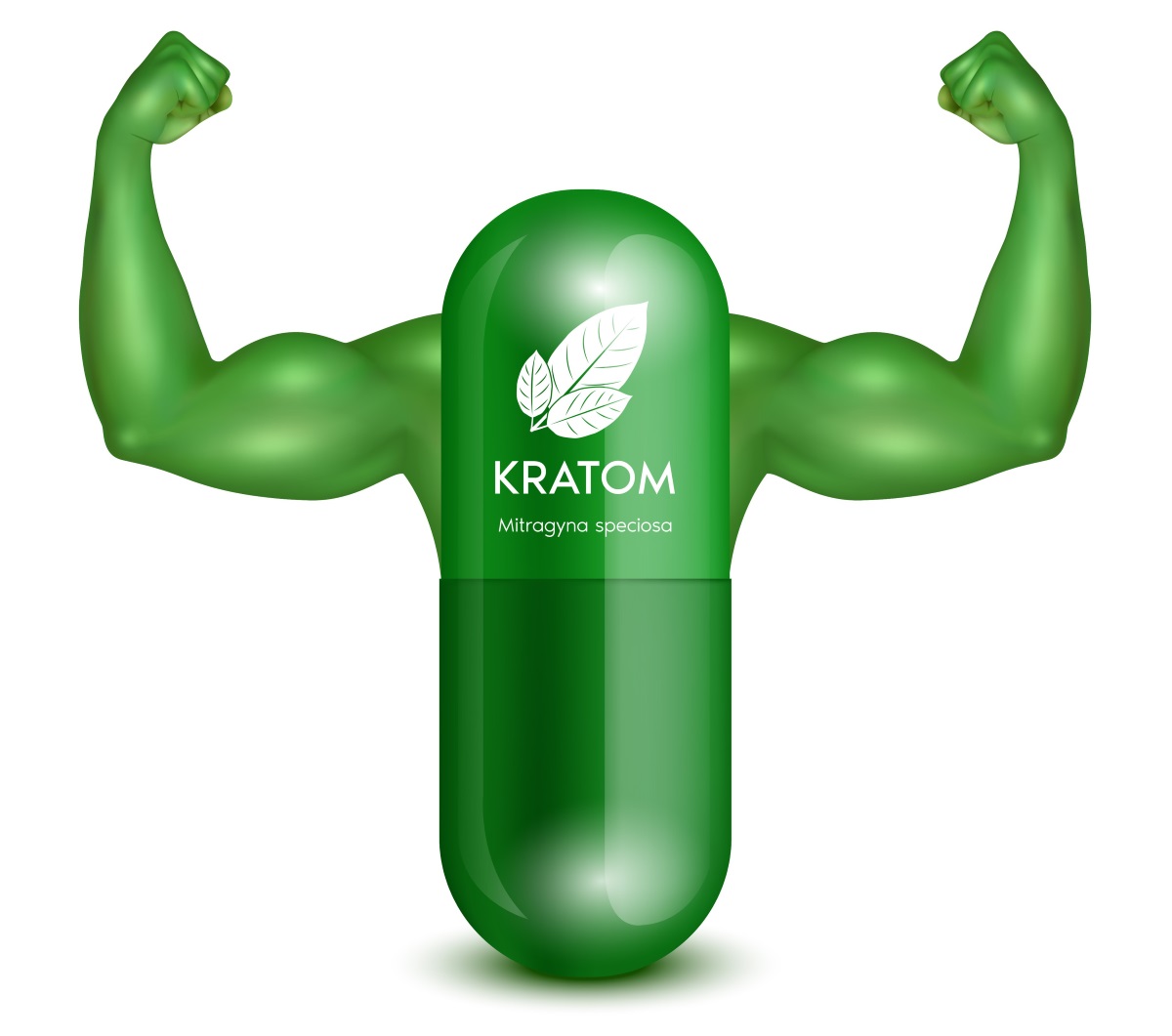 Kratom capsule Maeng Da arms