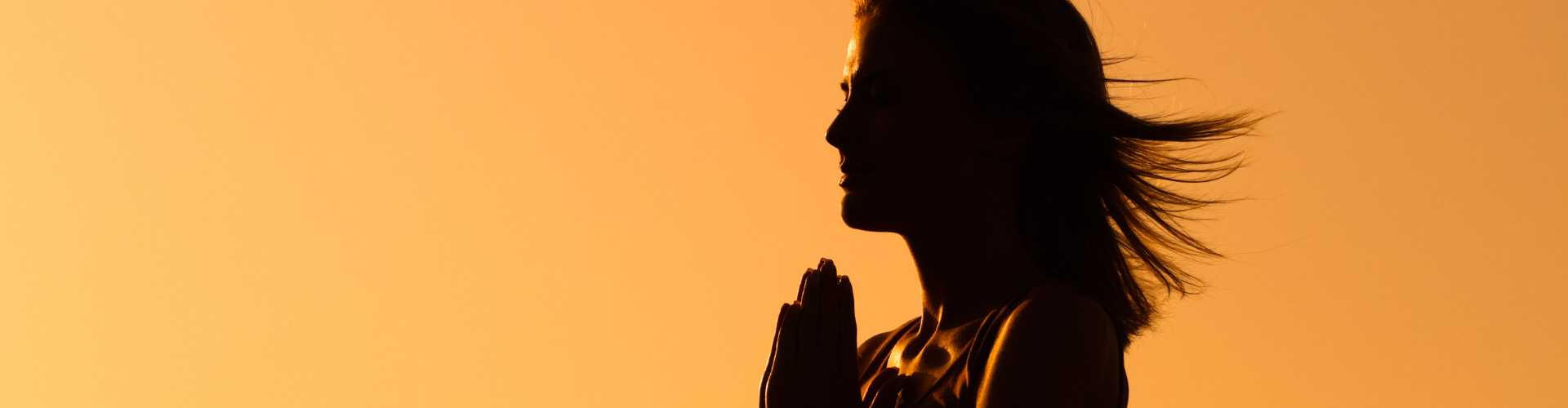 Woman doing a mindfulness practice